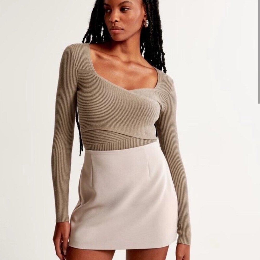 Abercrombie LuxeLoft Wrap Bodysuit